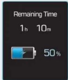 Remaining Time 1 h 10m 50%