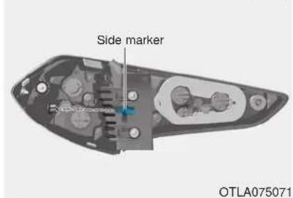 Side marker OTLA075071