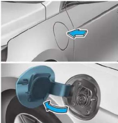 HYUNDAI Ioniq HEV (2018) - How to Connect Normal Charger - 1