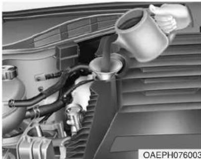 HYUNDAI Ioniq HEV (2018) - Checking the Engine Oil Level - 2