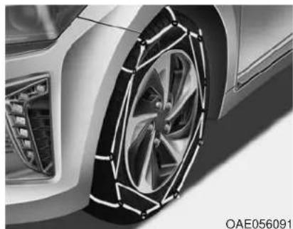HYUNDAI Ioniq HEV (2018) - Tire chains - 1