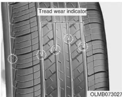 Tread wear indicator OLMB073027