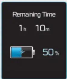 Remaining Time 1 h 10 m 50%