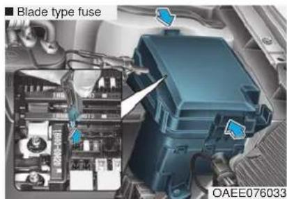 Blade type fuse OAAEE076033