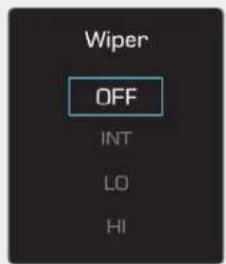 Wiper OFF INT LO HI