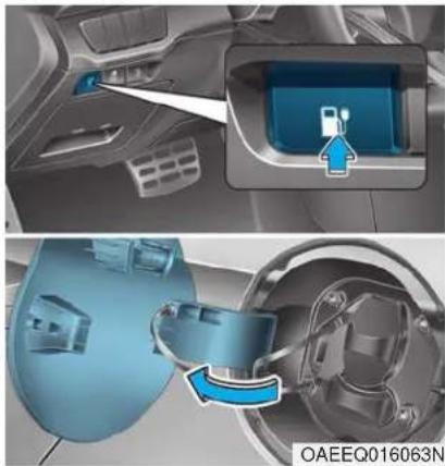 HYUNDAI Ioniq EV (2018) - Opening the charging door - 1