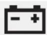 HYUNDAI Ioniq EV (2018) - Charging System Warning Light (for 12-volt battery) - 1
