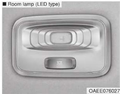 HYUNDAI Ioniq EV (2018) - Interior Light Bulb Replacement Map lamp and room lamp - 2