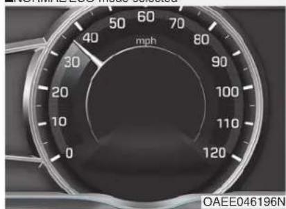 40 mph 30 20 10 0 120 90 100 110 OAEE046196N