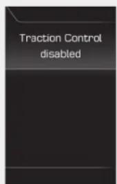 Traction Control disabled