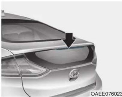 HYUNDAI Ioniq EV (2018) - High Mounted Stop Light Replacement - 1