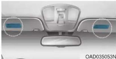 HYUNDAI Ioniq EV (2018) - Air Bag Warning Labels - 1