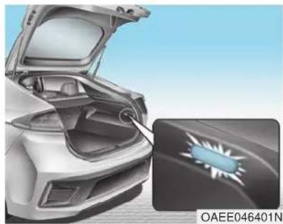 HYUNDAI Ioniq EV (2018) - Front room lamp - 4