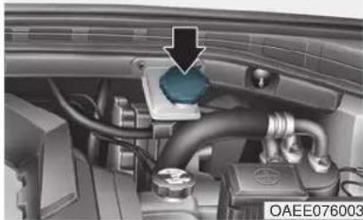 HYUNDAI Ioniq EV (2018) - Checking the Brake Fluid Level - 1