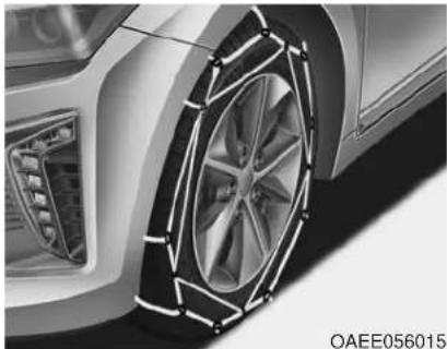 HYUNDAI Ioniq EV (2018) - Tire chains - 1