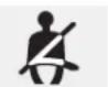 HYUNDAI Ioniq EV (2018) - Seat Belt Warning Light - 1