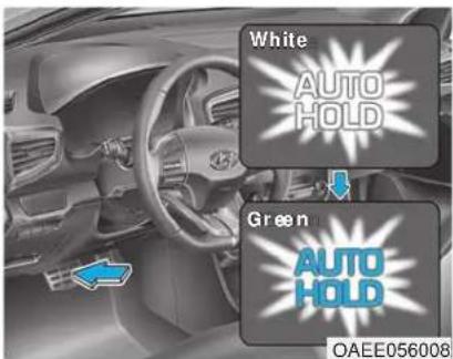 White AUTO HOLD Green AUTO HOLD OAEE056008