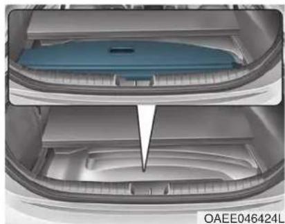 HYUNDAI Ioniq EV (2018) - To remove the cargo security screen - 2