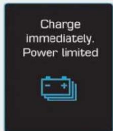 Charge immediately. Power limited