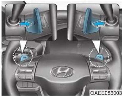 HYUNDAI Ioniq EV (2018) - PADDLE SHIFTER (REGENERATIVE BRAKING CONTROL) - 1