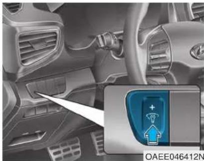 HYUNDAI Ioniq EV (2018) - Adjusting instrument cluster illumination - 1