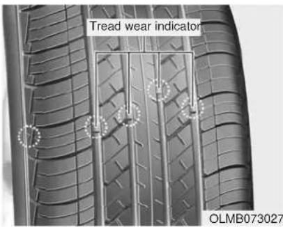 Tread wear indicator OLMB073027