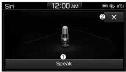 Siri 12:00 AM ② X ① Speak