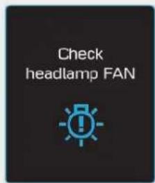 Check headlamp FAN