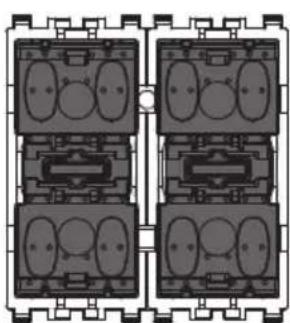 Vimar R21509.B - Note on built-in controls. - 2