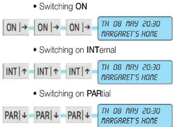 Vimar 01705 - Switching on the control panel in "FAST MODE" - 1