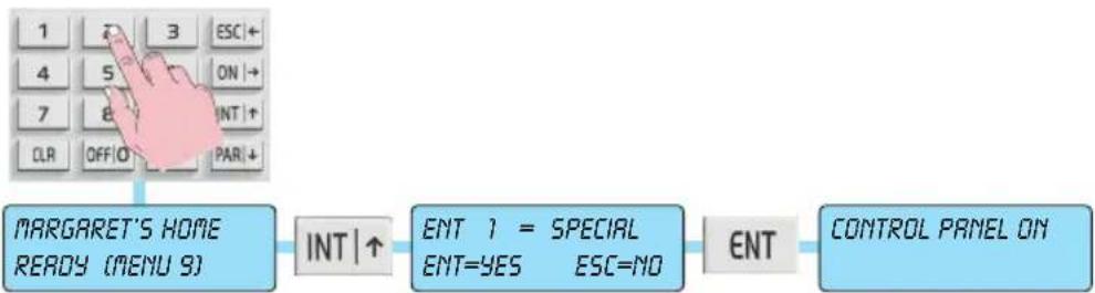 Vimar 01705 - Internal or partial switch-on with Code - 1