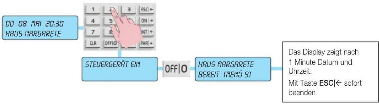 Vimar 01705.DE - Ausschaltung nach interner oder Teil-Einschaltung mit Code - 1
