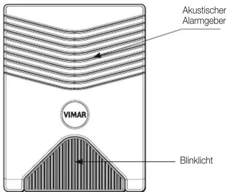 Akustischer Alarmgeber VIMAR Blinklicht