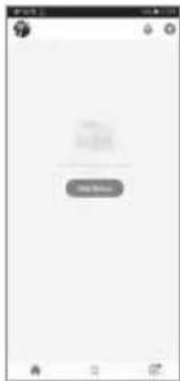 Mobile app interface screenshot showing a simple 'OK' button with a small icon, likely for a user application or login.