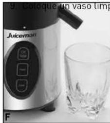 9. Coteque un vaso limp Jucemok F