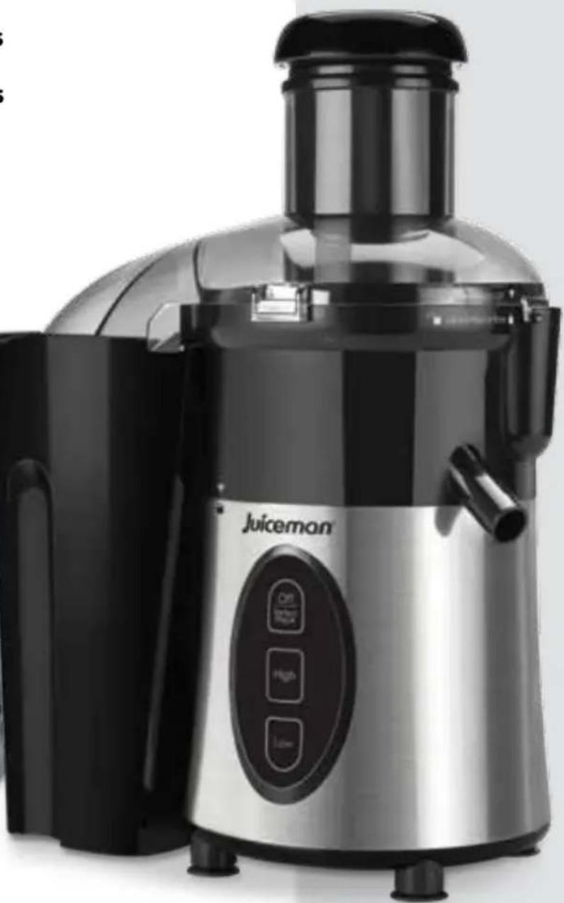 JUICEMAN Express Jr. JM1000M - Juice Extractor & Food Processor - 2