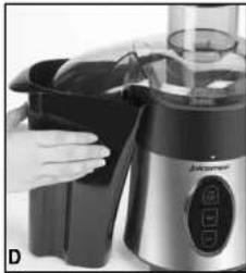 JUICEMAN Express Jr. JM1000M - ENSAMBLADO DEL EXTRACTOR DE JUGO - 4