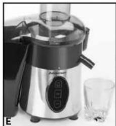 JUICEMAN Express Jr. JM1000M - PREPARING FRUITS AND VEGETABLES - 5