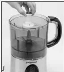 JUICEMAN Express Jr. JM1000M - IMPORTANT: Always press the OFF button before plugging in the appliance. CUTTING BLADES - 2