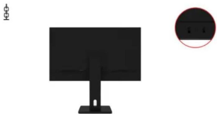 LENOVO ThinkVision E28u-20 - Kensington-Schloss zur Diebstahlsicherung - 1