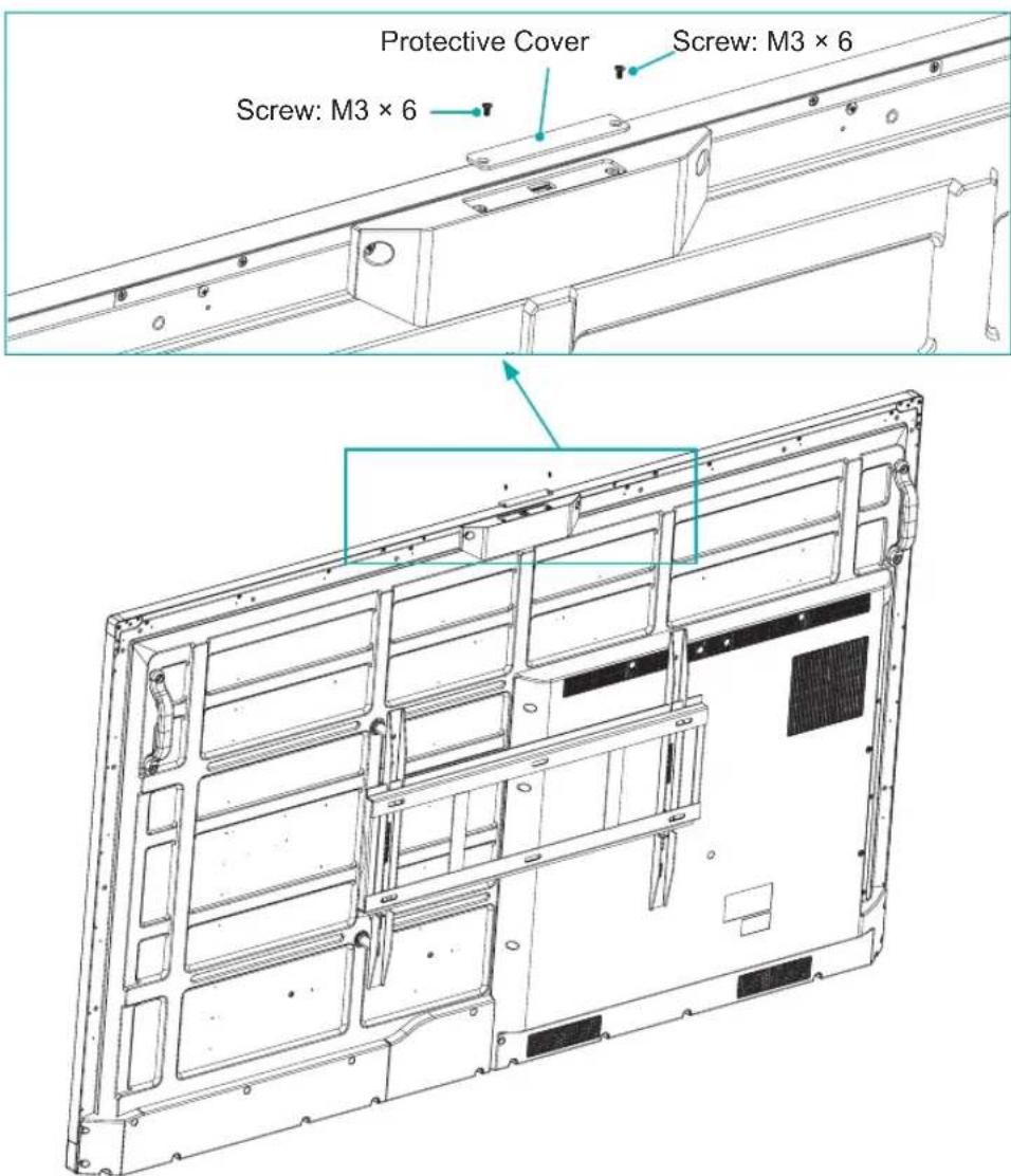 Protective Cover Screw: M3 × 6 Screw: M3 × 6
