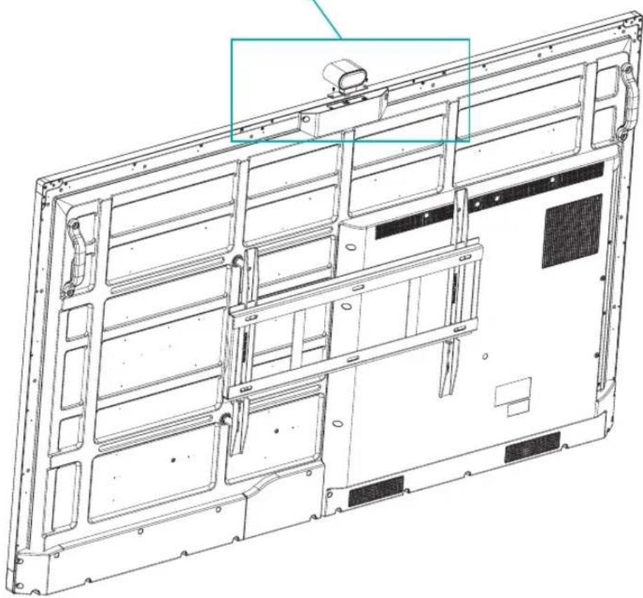 HISENSE 65WR6BE - Installing the Camera - 3
