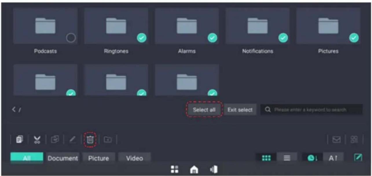 Podcasts Ringtones Alarms Notifications Pictures Select all Exit select Please enter a keyword to search All Document Picture Video