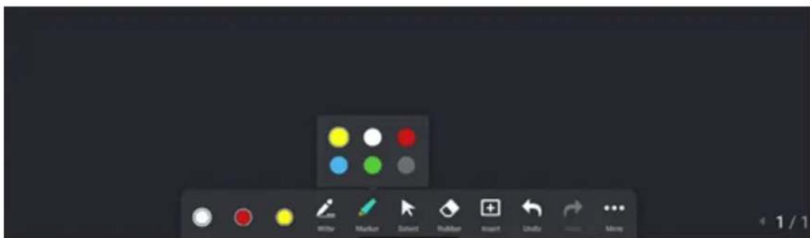 Screenshot of a desktop application's toolbar with colored icons and a control panel showing tool names like 'Enter', 'Match', 'Select', etc.