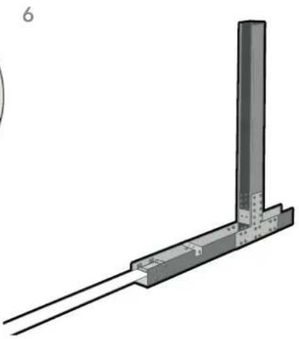 GRE KITPROV8188 - ATTACHING THE STRUTS (CN) TO THE UPRIGHTS (C). - 3