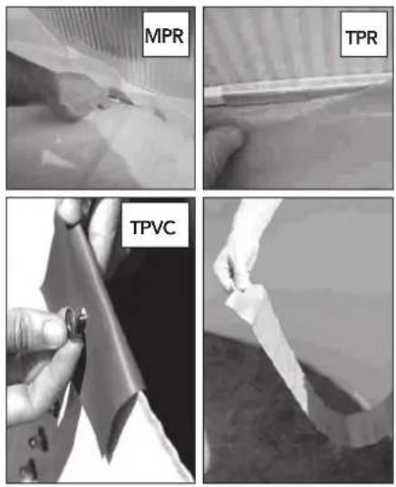 GRE KITPROV8188 - PROTECTIVE PVC STRIPS (POOL INTERIOR LINING): - 2