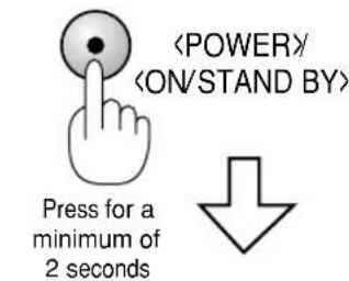Press for a minimum of 2 seconds