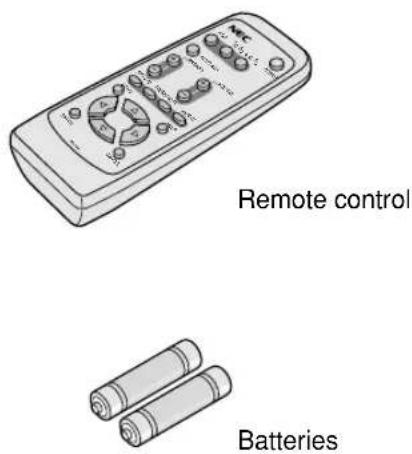 Remote control Batteries
