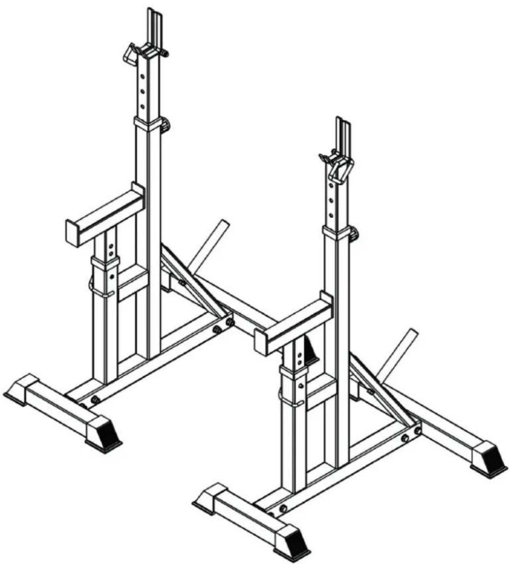 TAURUS Barbell Rack X2 - Assembly and Operating Instructions - 1