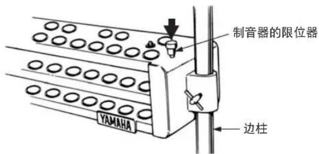 制音器的限位器 YAMAHA 边柱